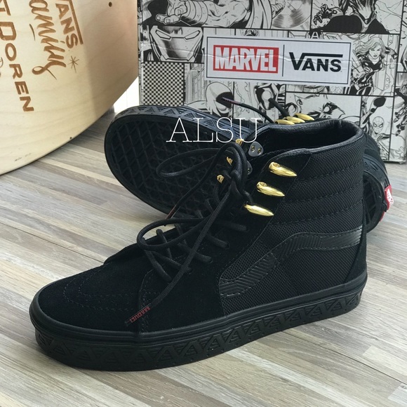 NWT VANS MARVEL Black Panther 🐆W AUTHENTIC - Picture 7 of 8